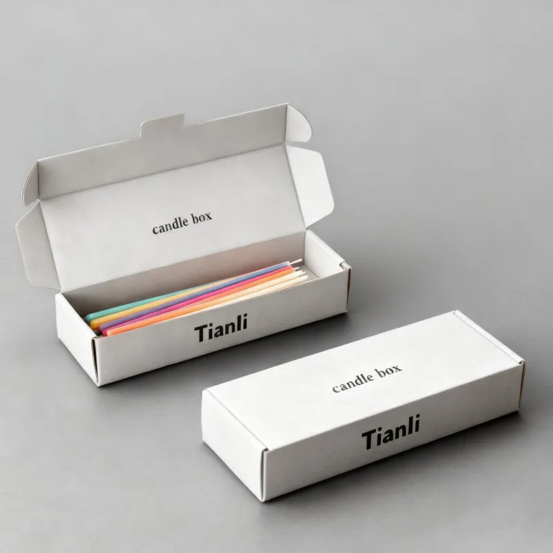 Scatole per spedizione in cartone ondulato personalizzabili con stampa digitale, scatole pieghevoli per posta, scatole di cartone per candele, imballaggio all'ingrosso personalizzabile direttamente dalla fabbrica