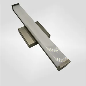 Long Chrome Bathroom Dimmable Mirror Lamp Decorative Modern Bath LED Wall Light 5CCT