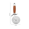 Cuchillo para pizza plateado M