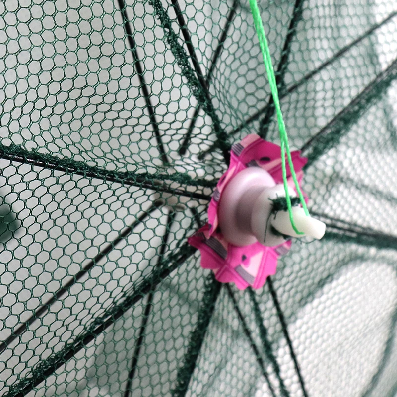 Retino Da Pesca Pieghevole Con Manico Antiscivolo - Rete In Nylon E Alluminio, Per Adulti E Bambini - 4