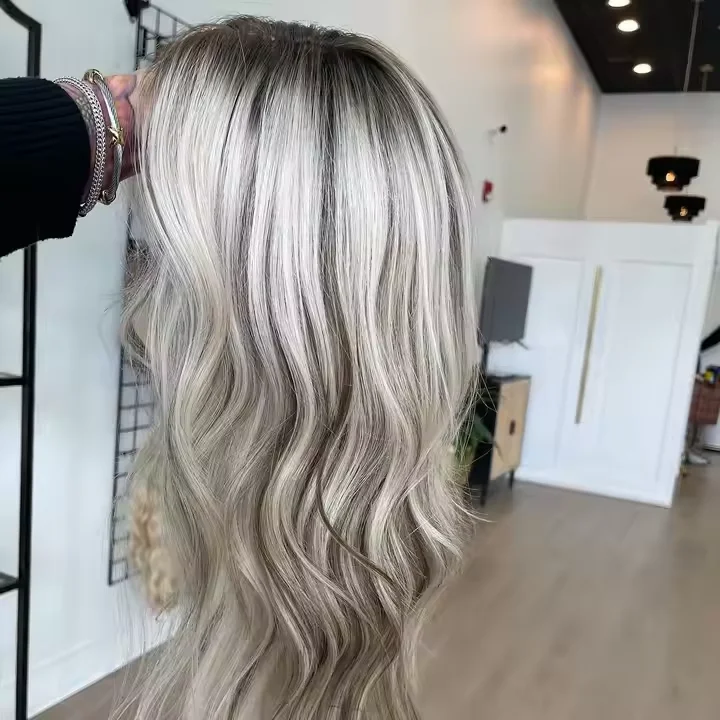 13*6 HD Front Wig Women Mix Hair Raw Afro Straight Available Long Medium Short Blonde 60# Highlight Transparent