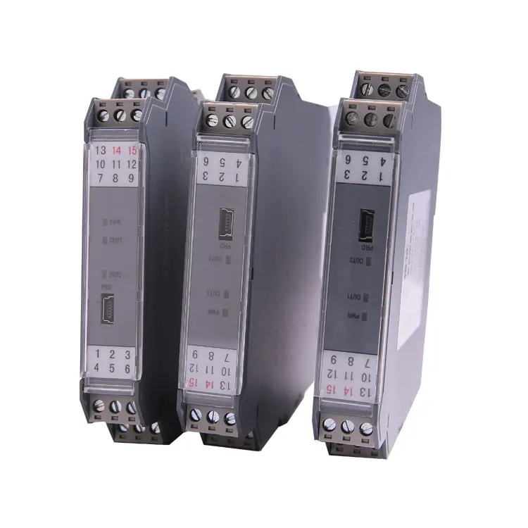 2-in 2-out Dual Channel PT100 Input 4-20mA Current Output Isolator Safety Barrier