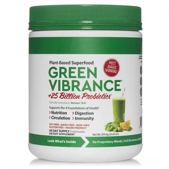 Private Label Greens Superfood Powder with Mixed Veggie Ingredients for Immune Support Supplement