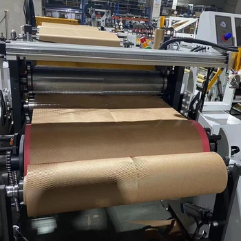 Automatic Honeycomb Kraft Paper Making & Cutting Machine Wrapping and Bubble Board Paper Roll Production