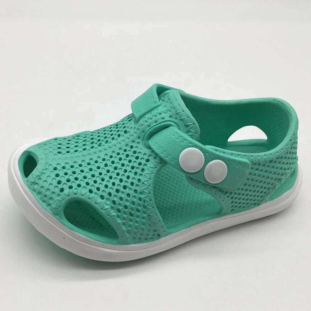 Садовые сабо для девочек, обувь для воды, легкие летние тапочки, пляжные тапки EVA