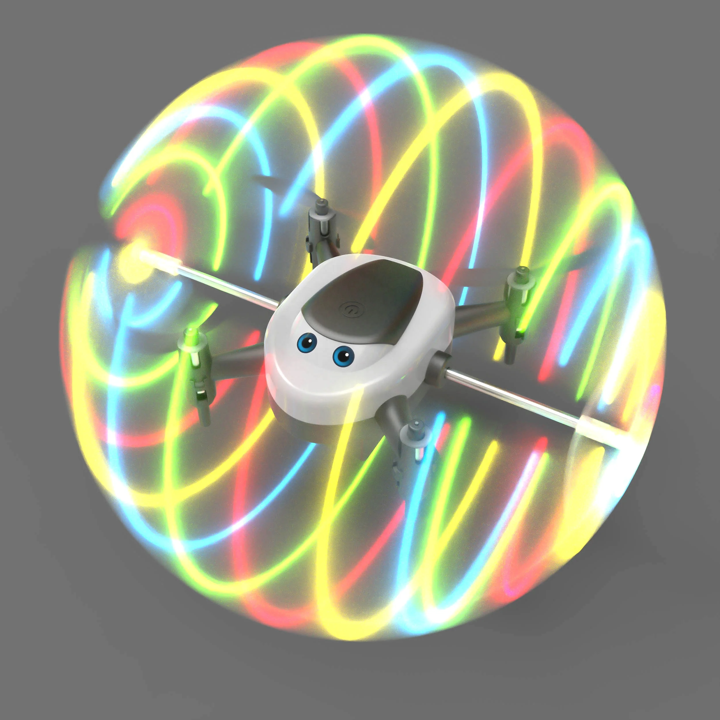 DWI Dowellin New RC Flash Light Drone Rotating Mode Stunt Flying Aircraft Cool Drone Light Show