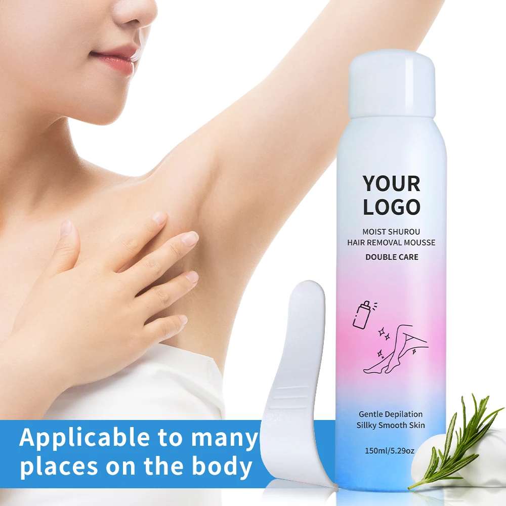 OEM Фирменная этикетка пенопластовые депиляторы для женщин и мужчин крем удаления волос Тело постоянное удаление