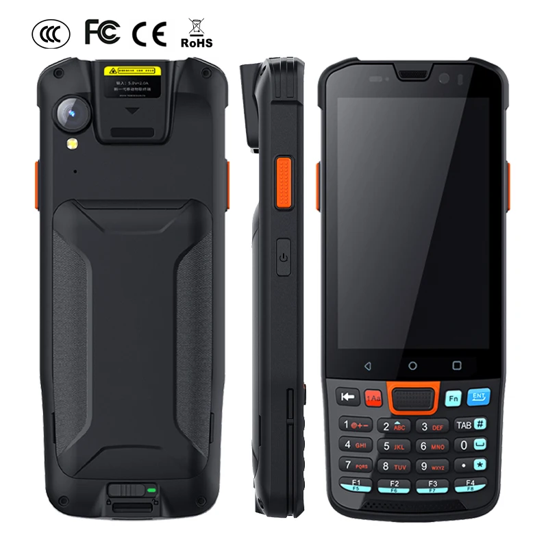 KINGTOP Android 11.0 4G Full Keypad Qr Barcode Scanner 1D 2D Inventory Mobile Data Terminal Qwerty PDA Keyboard Stock Product