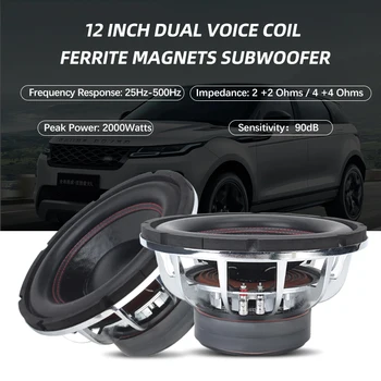 Woofer 10 12/ 15 18 21 Inch Car Audio Subwoofer Speaker Powerful 88dB  Woofer