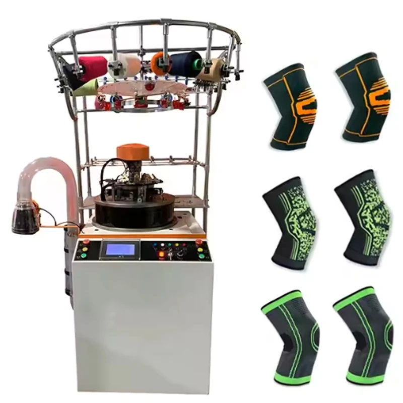 High Quality Custom Kneecap Pattern Jacquard Knee Support Circular Knitting Machine