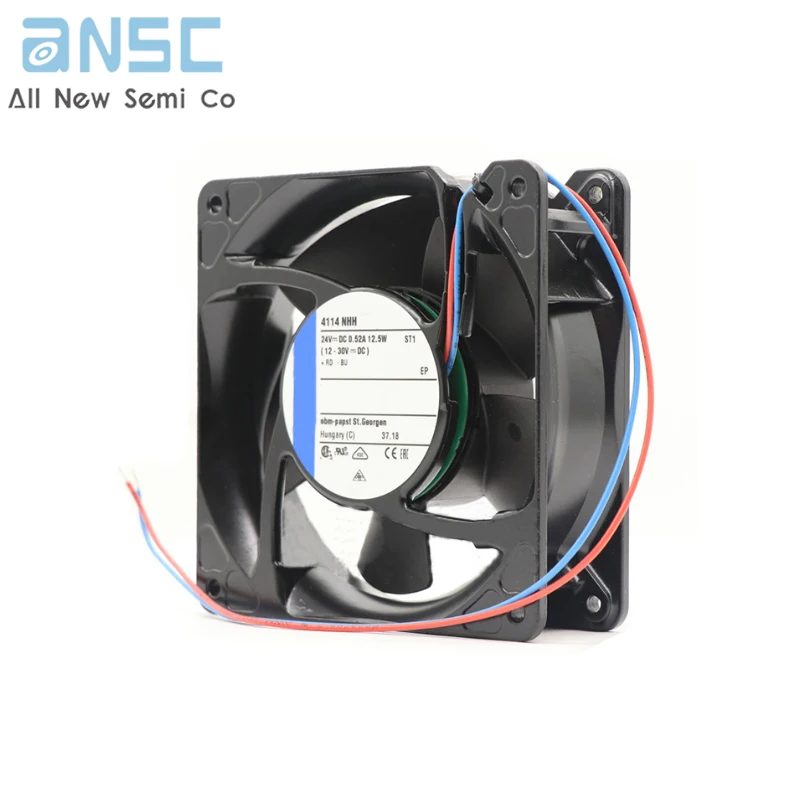 Original 4114NHH 24V 6.8A 12.4W 260m3/h Axial flow fan