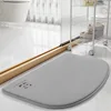 Memory Foam Bathroom Mat - Panda Gray