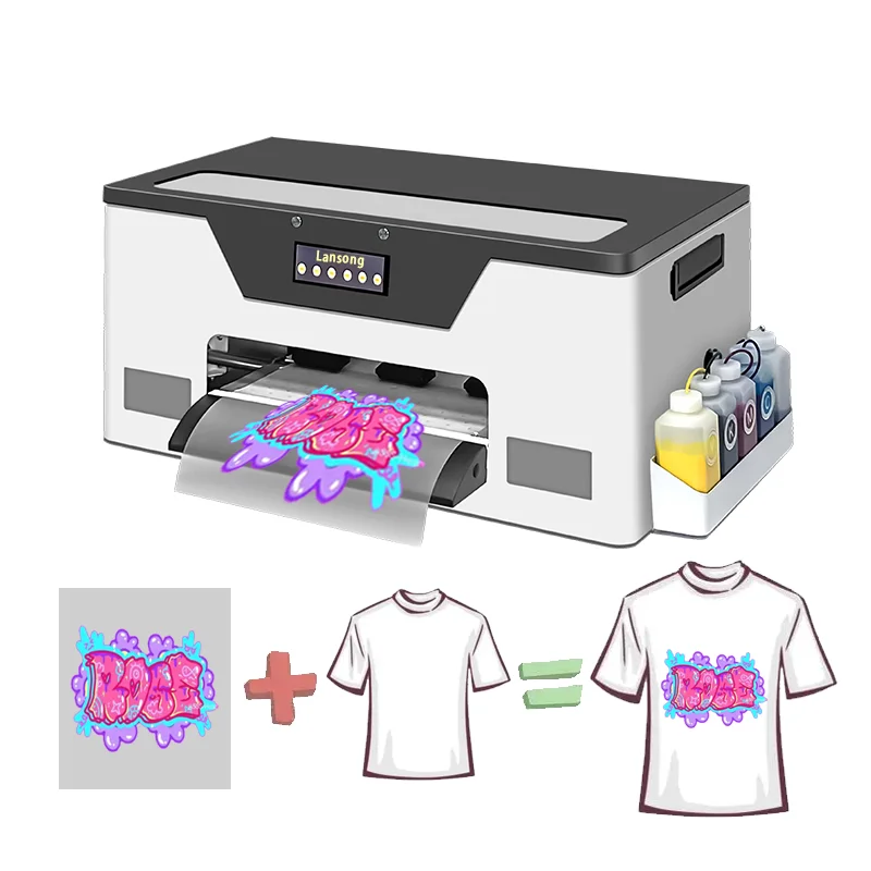 High Quality New 13Inches Heat Transfer Inkjet Printing A3 DTF Printer XP600 Automatic Tshirts Hats Shoes Jeans Socks Printing manufacture