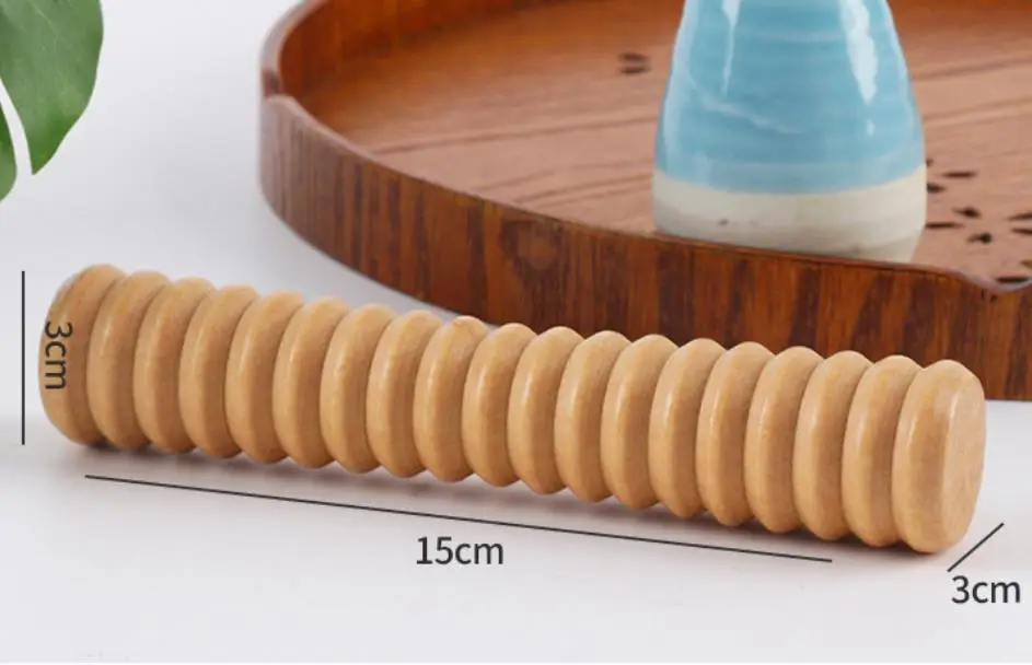 Back Wooden Foot Roller Foot Massager For Plantar Fasciitis Muscle