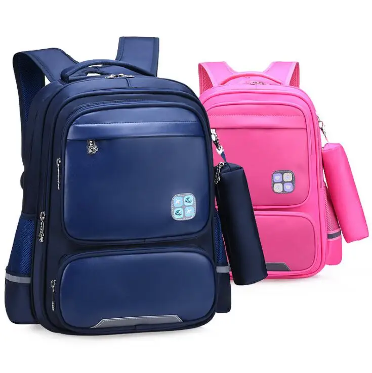 Bottle Side Pockets Book School Bag 