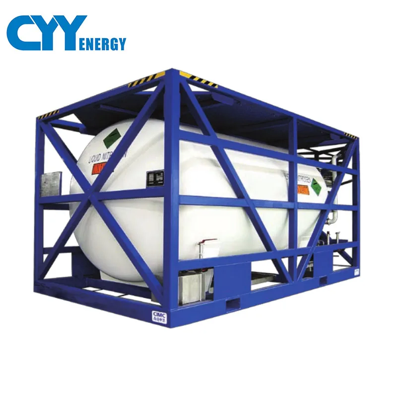 10ft Cryogenic Offshore ISO Container for LOX LIN LAR LCO2 LNG