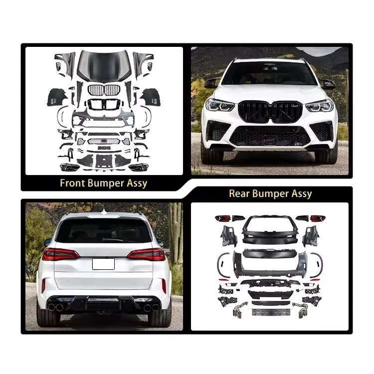 Upgrade To G05 X5m Bodykit Body Kit For Bmw X5 E70 2008-2013 Grille ...