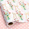 Pink row floral