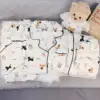 Set 3 pezzi cucciolo maculato in cotone nuvola