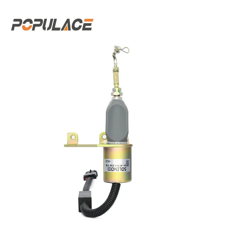POPULACE 4942879 Fuel Shut Off Stop Solenoid Valve 12V 24V DC Diesel Engine