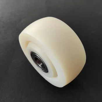 Mingze Custom Plastic / Nylon / POM / PP Nylon Roller Wheels With Bearings