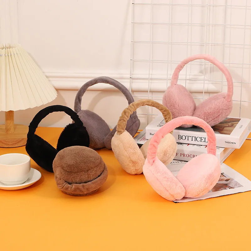 Wholesale Superior Quality Fancy Rex Rabbit Fur Earmuffs