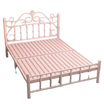 metal beds  king bed  Simple-iron-bed-model-B