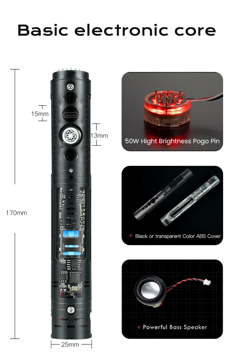 【LGT STRANGER 】 XenoPixel LGT Xenopixel Lightsaber Smooth Swing Laser Bluetooth Programmable