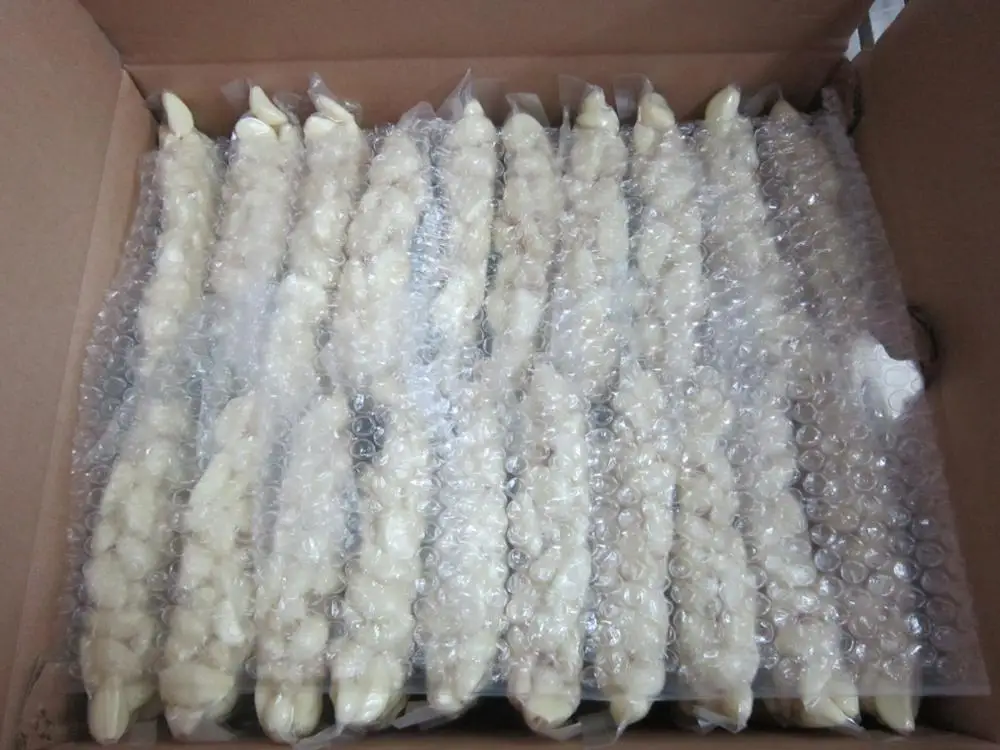 Fresh Peeled Garlic Cloves Bulk Order Packing For Vacuum Packed With 