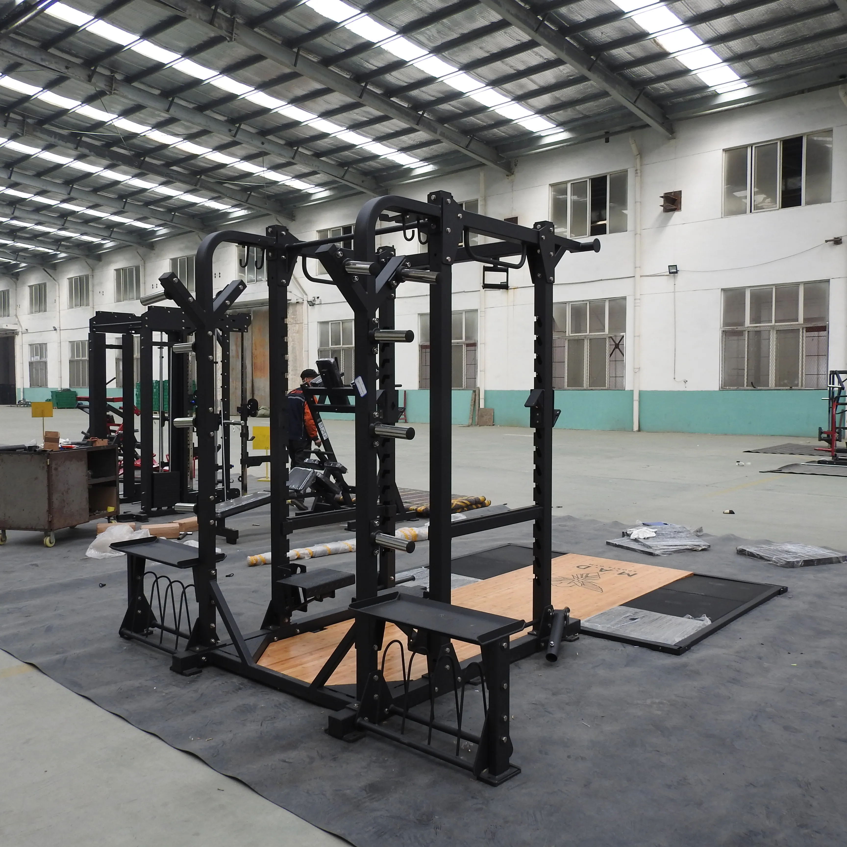
 Коммерческое оборудование для тренажерного зала, гимнастический инвентарь с ударной силой, половинная стойка для тренажерного зала  