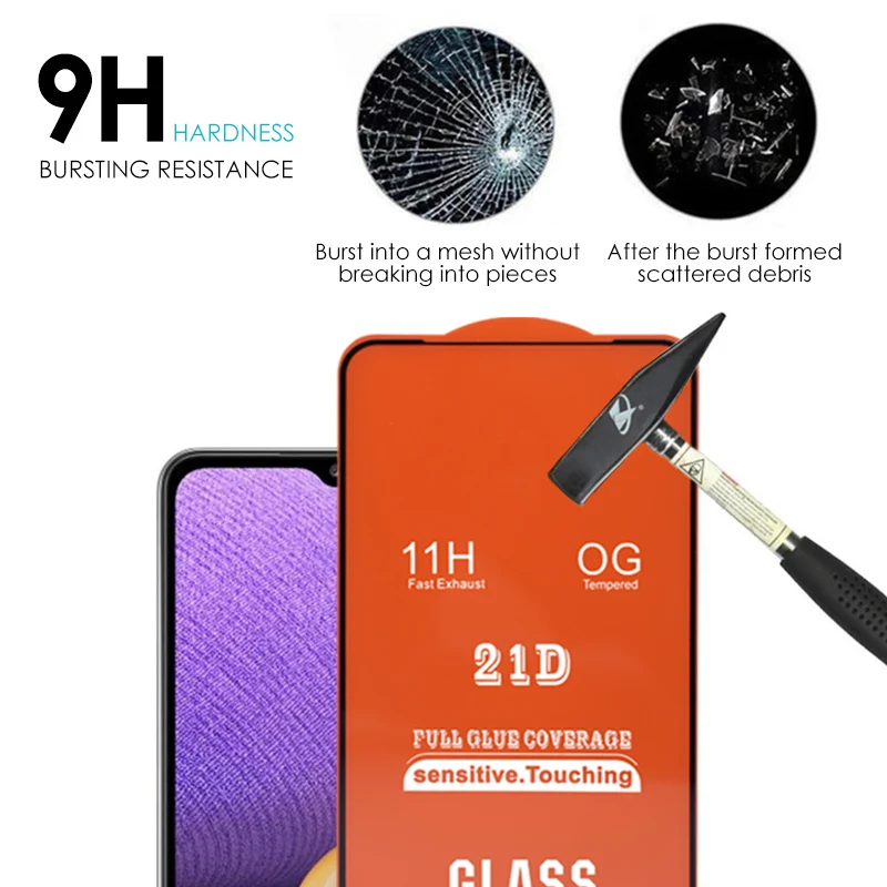 21D Screen Protector for Iphone Tempered Glass for Cell Phone