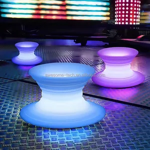 Modern Style Colorful Plastic LED Glowing Cloud Chair Commercial Decoration Furniture for Mall Outdoor Living Room Hotel Park