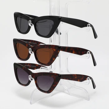 2024 Vintage High Quality Thick Acetate Polarized Sunglasses Handmade Sunglasses Men Women