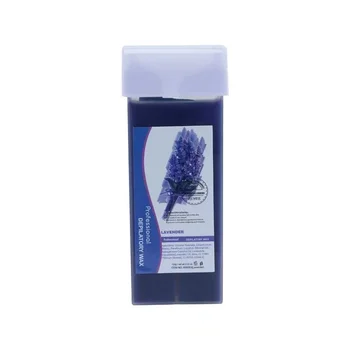 new arrival removal body hair lavender flavor soft wax cartridge 100g roller wax for waxing heater