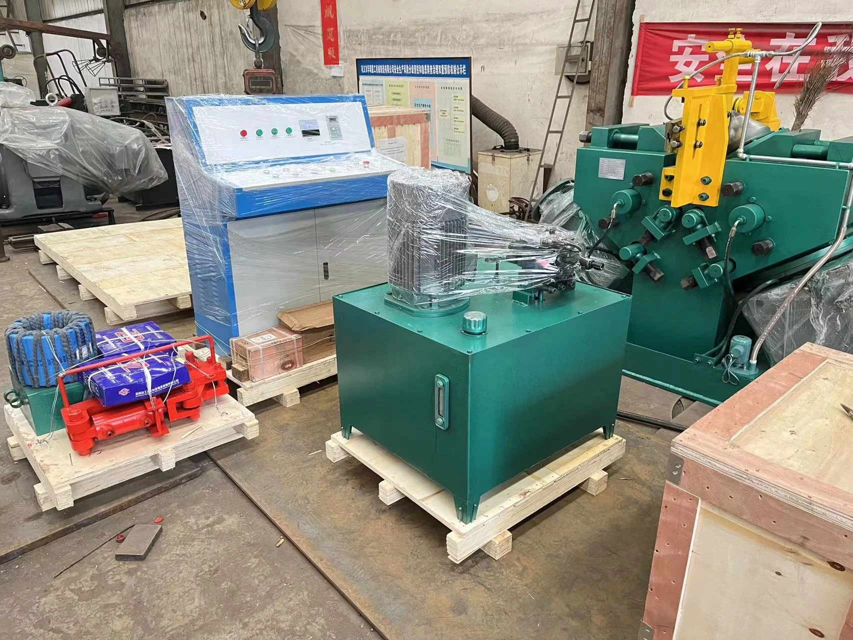 Most Welcome Spiral Helix Blade Forming Machine with Motor 33KW Power CE Certified for Screw Conveyor Production