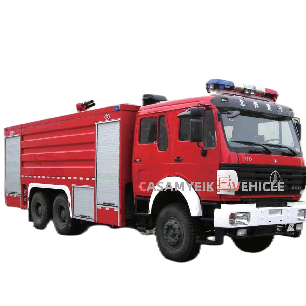 Beiben 6*6 аварийный сухой порошок Пожарная машина спасательный автомобиль для