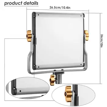 Neewer 2-Pack 480 LED Video Light Lighting Kit Dimmable LED Panel for Photo Studio Product Portrait YouTube Video Photography detail image