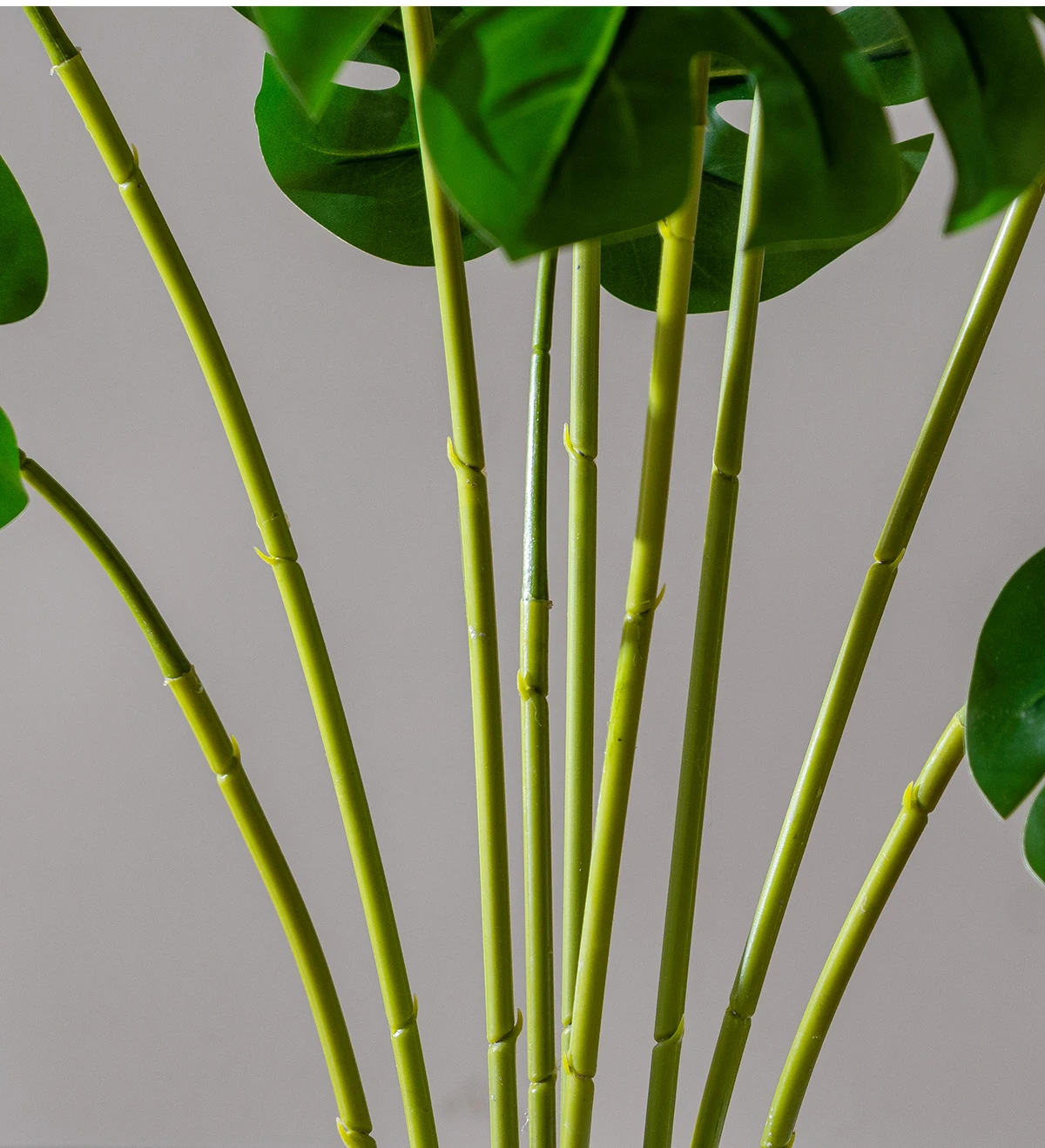 Monstera Deliciosa Artificial Indoor/Outdoor Green Grass Tree Big PE Plastic Faux Design for Home Easter Occasions Office manufacture