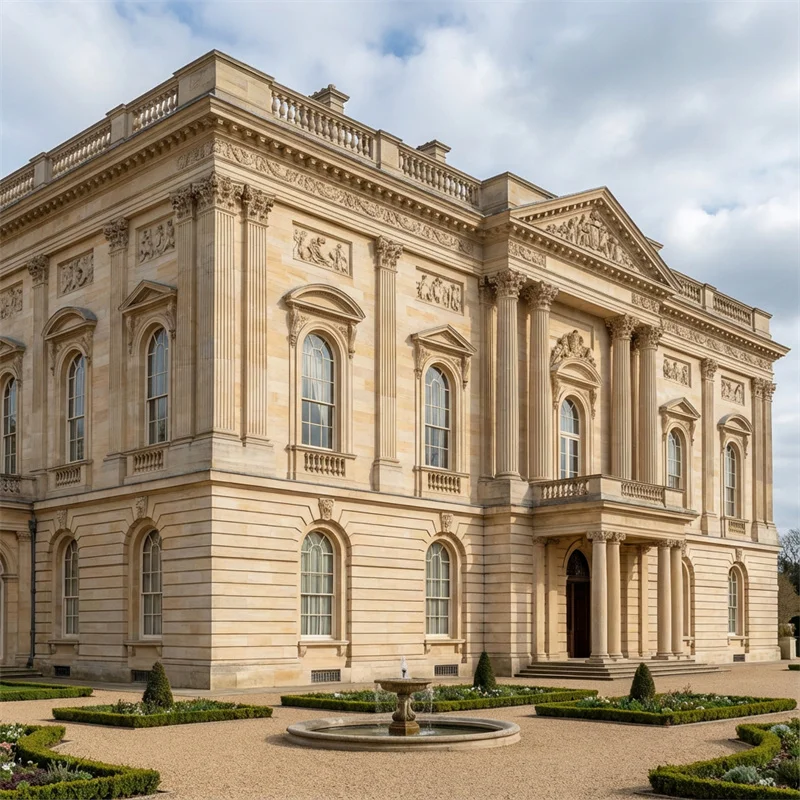 PAIA Cream Beige Travertine Exterior Wall Cladding Natural Vein-Cut Stone Panels for Ventilated Facade Dry-Hanging Installation