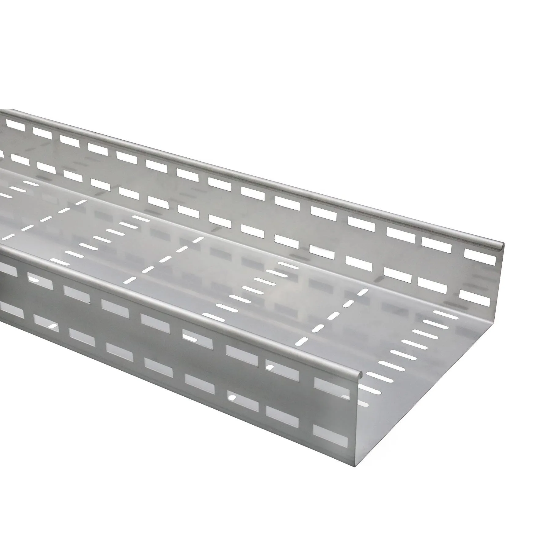 Customized Perforated Steel Cable Raceway Fire Zinc Coated Industrial ...