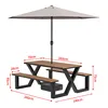 Black 160 set-with umbrella