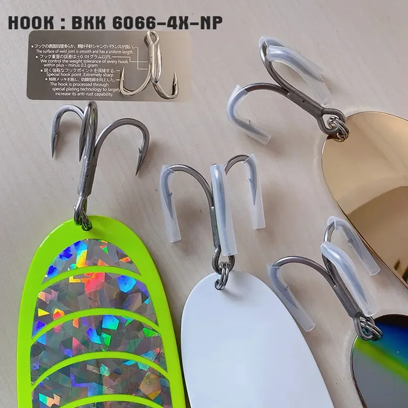 Trolling Flasher Fishing Spoon Silver Scale Chrome Sling Blade Dodger