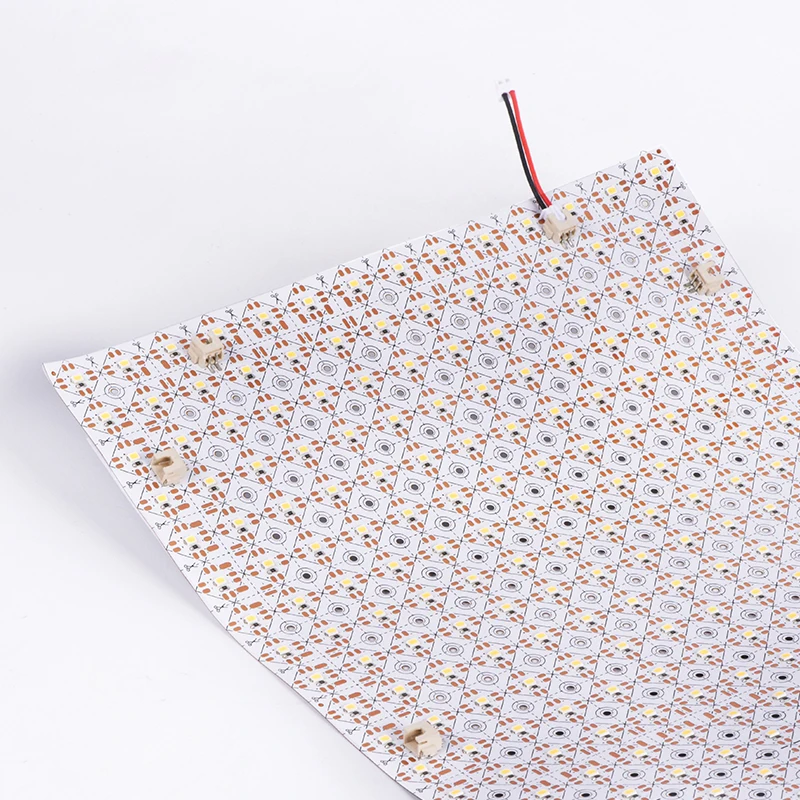 DIY Paper Thin LED Light Sheets 6500K Flexible LED Light Sheet SMD 2835 24V DC CRI98 Cuttable LED Sheet for Interior Decoration