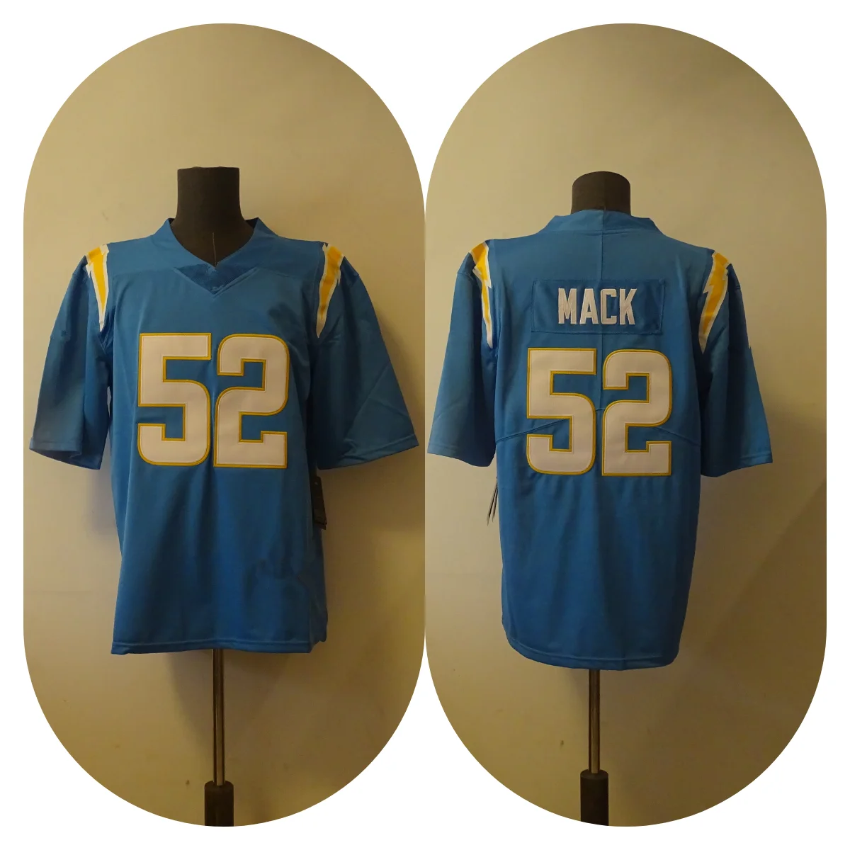 Wholesale Khalil Mack 52 Los Angeles Jerseys 10 Justin Herbert 13 Keenan  Allen 97 Bosa James Stitched Game USA Football Shirts Royal Navy From  m.