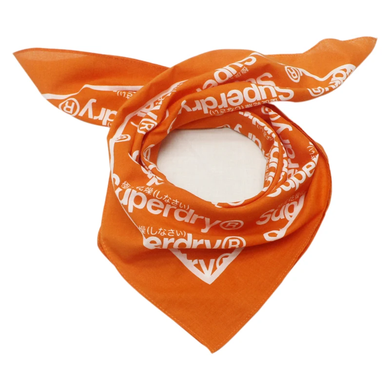 Custom Printing 100% Cotton square Bandanas With logo