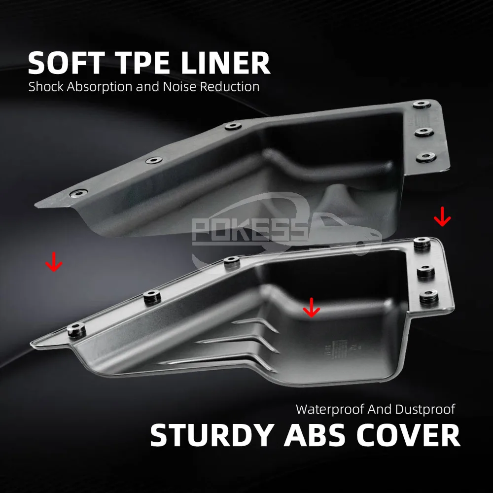 Car Storage Box for Ford Bronco 2020-2022 ABS Cover Pocket Car Side ca... — 3