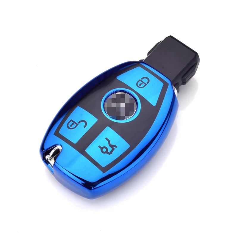 Мягкий ТПУ чехол для автомобильного ключа с индивидуальным дизайном защитный пульт дистанционного управления Mercedes Benz C Class W205 GLC