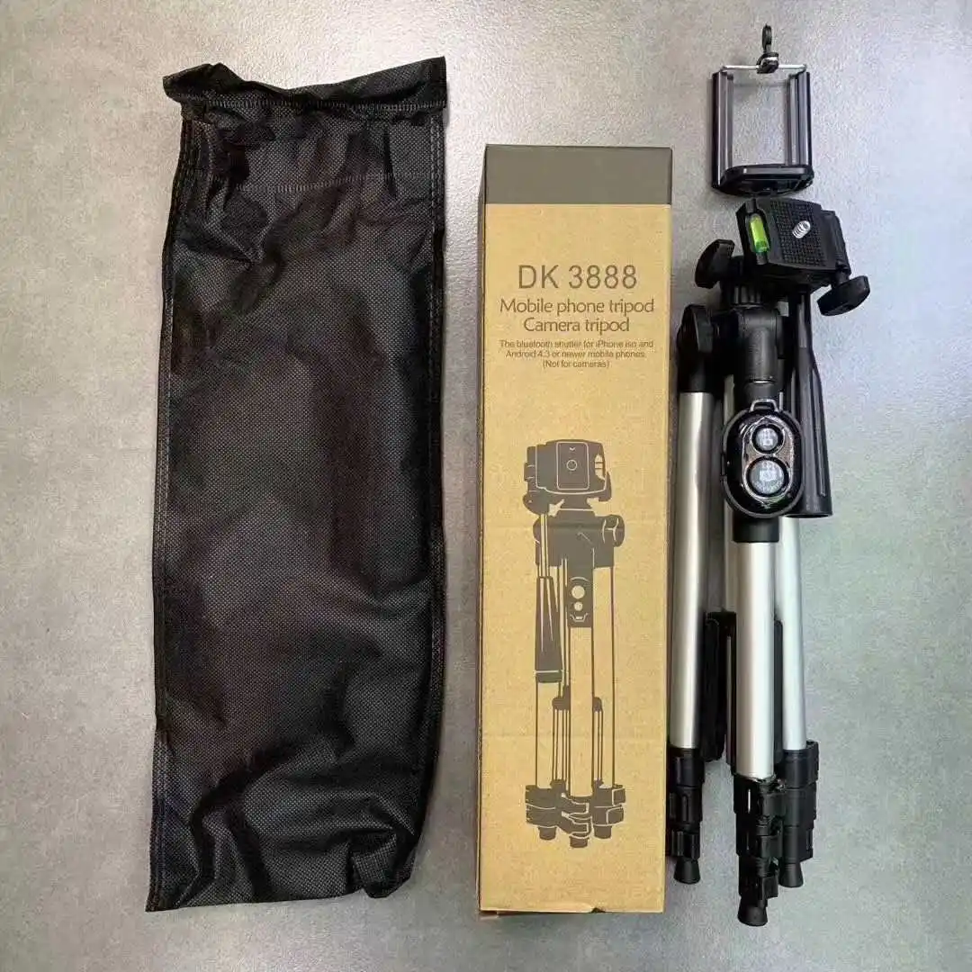 Compact Light Video Vlog Blogging Tripod Stand With Remote Control  Cell Phone Holder Tripod Camera Tripod Stand