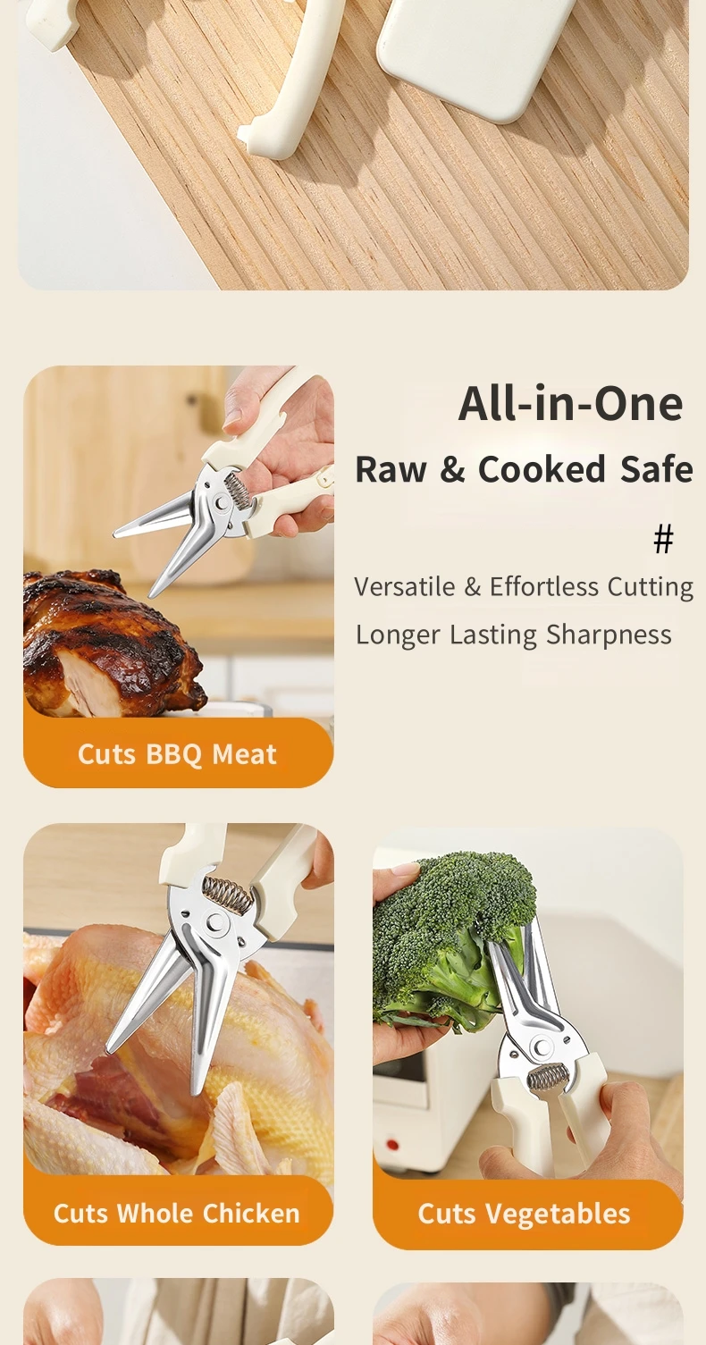 Chicken bone cutting scissors