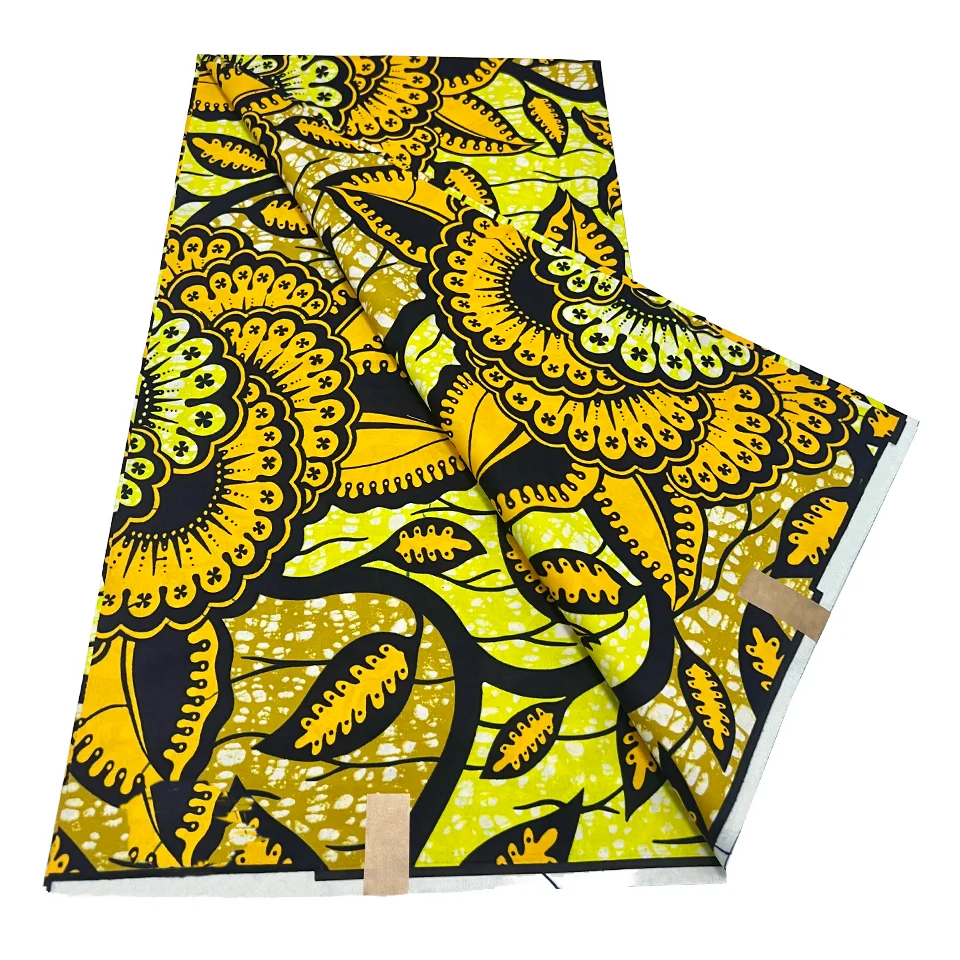 High Quality 100% Cotton Organic Batik Hollandais Fabric Eco